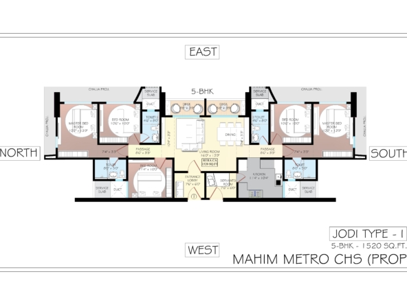 22-1520 Carpet 5BHK east